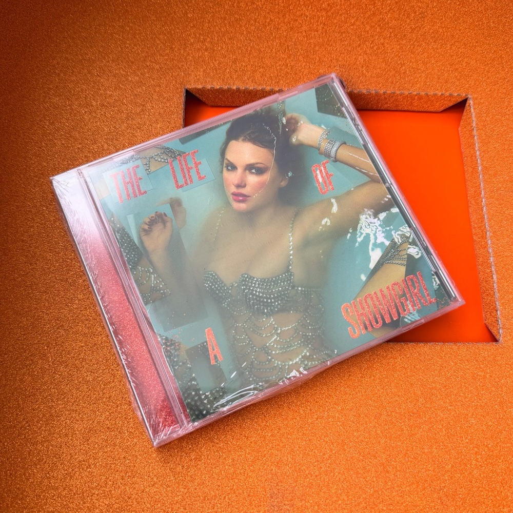 Taylor Swift’s “The Life of a Showgirl” Orange Cardigan Box Set MD/LG - Picture 8 of 16